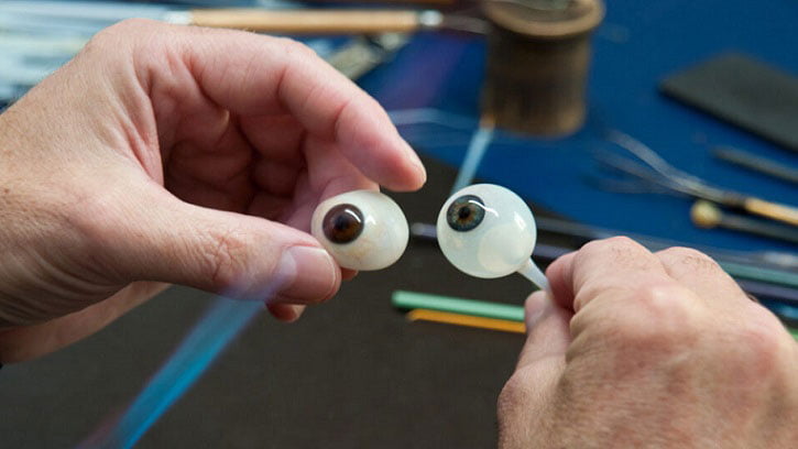 Placement of Artificial Eyes